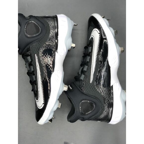 Nike Alpha Huarache Elite 4 MID Baseball Cleats Mens Size 8.5 Black DJ6520-011 main image 7
